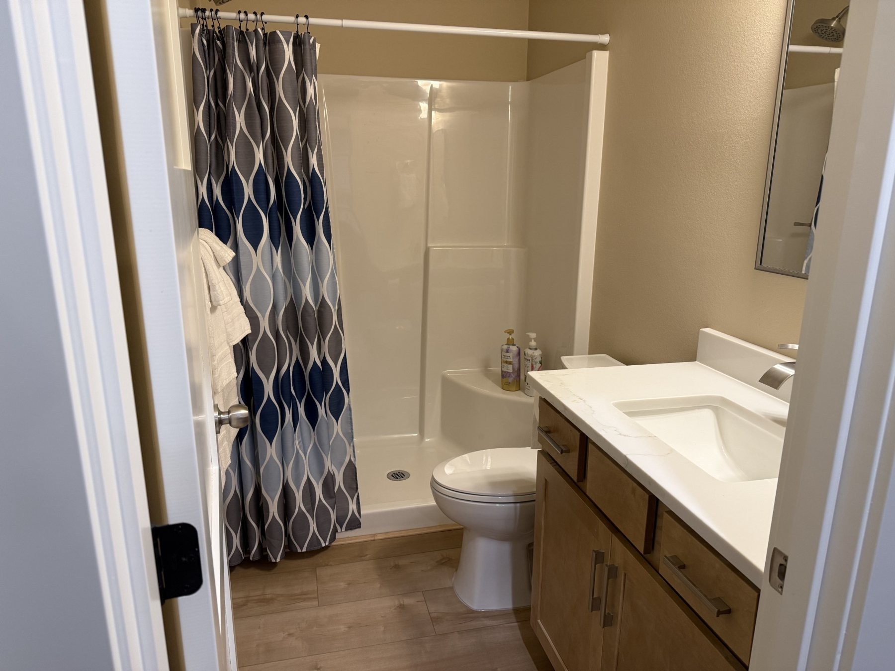 Bathroom and shower