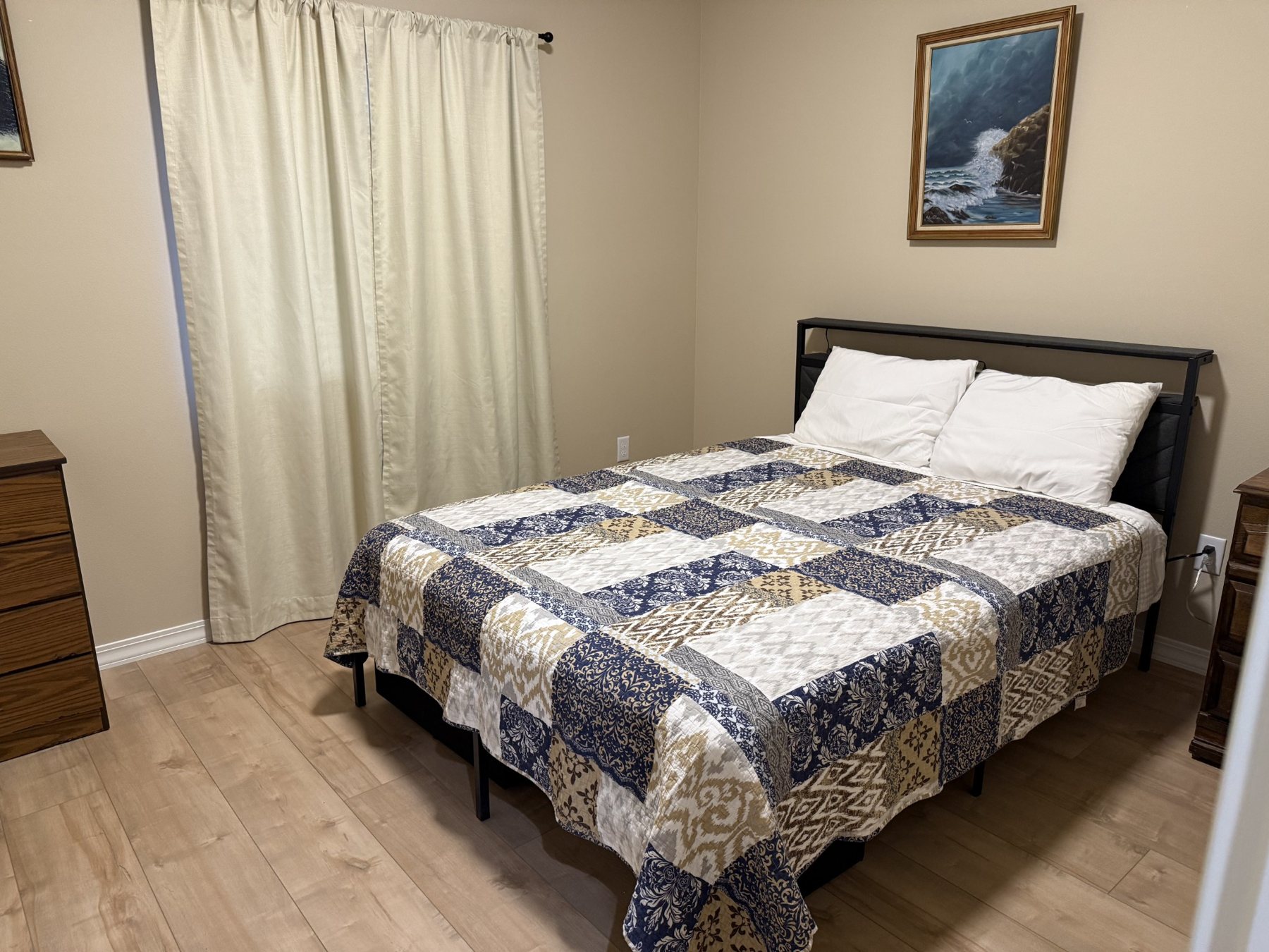 Furnished bedroom