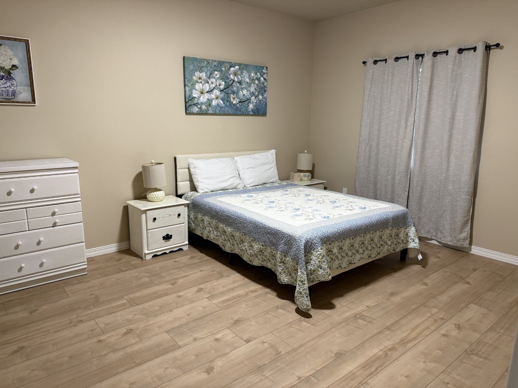 Furnished bedroom